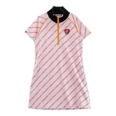 マーク&ロナ　ノースリーブワンピース　ピンク　36 MARK&LONA マークアンドロナ ノースリーブワンピース ピンク系 M