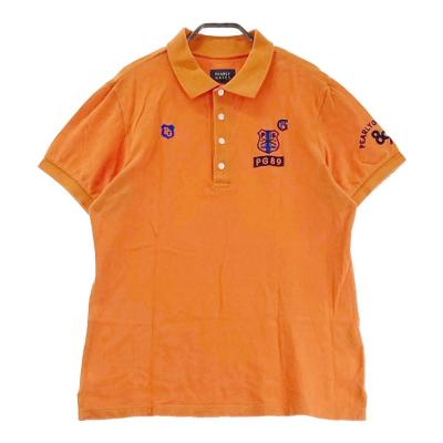 PEARLYGATES レディースポロシャツ オレンジ/赤 パーリーゲイツ レディース ゴルフポロシャツ オレンジ O(S