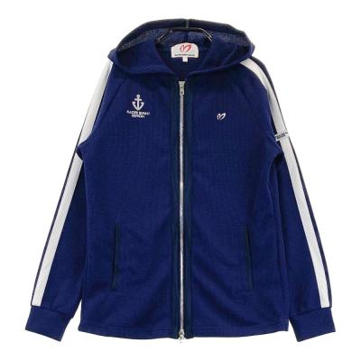 サイズ：0 JACK BUNNY ジャックバニー  フード付 ジップ ジャケット  ネイビー系 [240101488004] ゴルフウェア レディース ストスト JACK BUNNY ジャックバニー フード付 ジップ ジャケット
