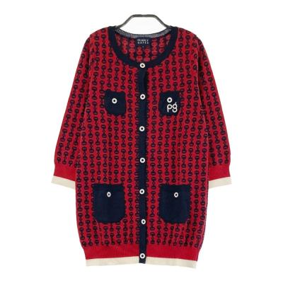 PEARLY GATES パーリーゲイツ 七分袖 ロング ニットカーディガン