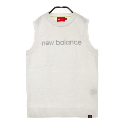 【新品】new balance ゴルフウェア　ベスト　白　レディースS 新品】new balance ゴルフウェア ベスト 白 レディースS 新品