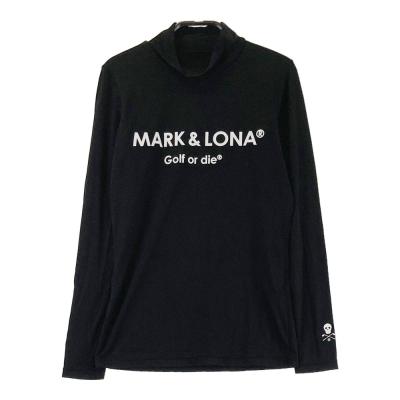 MARK & LONA マークアンドロナ　タートルネック長袖シャツ　サイズ48 MARK & LONA マークアンドロナ 長袖Tシャツ 黒 タートルネック 48