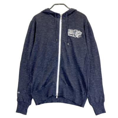 サイズ：38 ZOY ゾーイ  パイル ジップパーカー  ネイビー系 [240101423604] ゴルフウェア レディース ストスト ZOY ゾーイ パイル ジップパーカー ネイビー系 サイズ：38