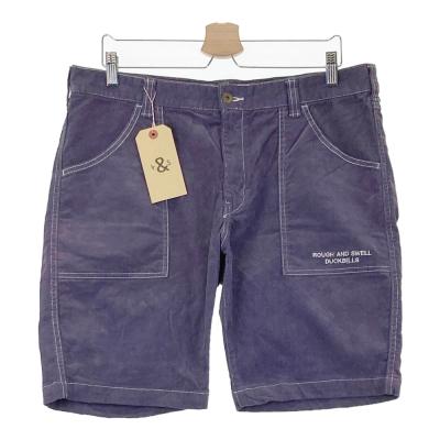 【ラフアンドスウェル】2023年人気パッチワーク総柄×ロゴ ゴルフハーフパンツM rough&swell［ラフアンドスウェル］MALIBU SHORTS/ボーダー柄