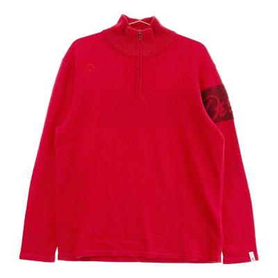 DESCENTE GOLF デサントゴルフ 万美コレクション ハーフジップ ニット