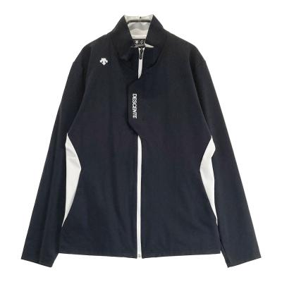 サイズ：XO DESCENTE GOLF デサントゴルフ  ジップジャケット  ネイビー系 [240101417858] ゴルフウェア メンズ ストスト DESCENTE GOLF デサントゴルフ ジップジャケット ネイビー系 XO