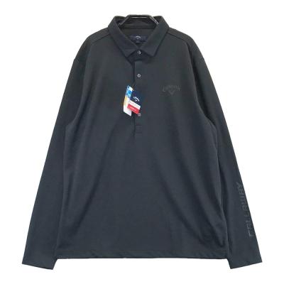 Callaway - coco 中古 キャロウェイ Callaway メンズ 長袖ポロシャツ LL 黒×グレー ブラック 起毛素材 総柄 楽天市場】キャロウェイ 長袖 メンズ ポロシャツの通販