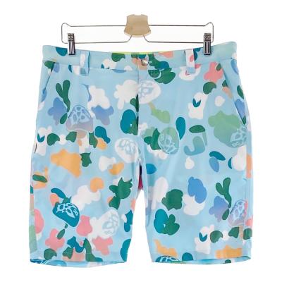 【size5】春夏 ラッセルノ ゴルフ Russeluno GOLF パンツ 白 RUSSELUNOビッグロゴ ショートパンツ ゴルフ 星柄 サイズ6