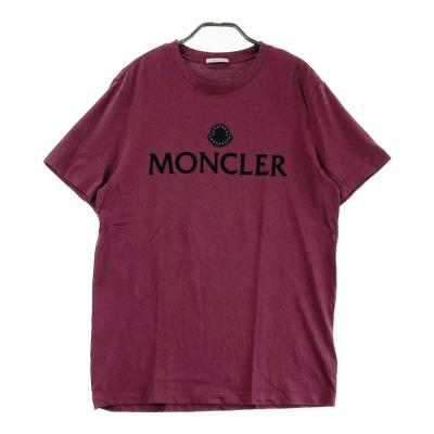 美品 MONCLER モンクレール Tシャツ パープル シャツ モンクレール 半袖 Tシャツ トップス 洋服 レディース パープル