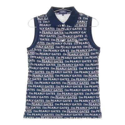サイズ：00 PEARLY GATES パーリーゲイツ ノースリーブポロシャツ
