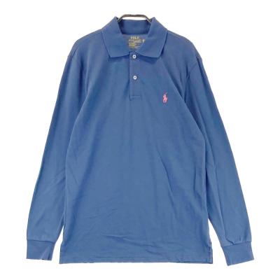 サイズ：S POLO RALPH LAUREN ポロ ラルフローレン  長袖ポロシャツ  ブルー系 [240101460619] ゴルフウェア メンズ ストスト 新品】POLO RALPH LAUREN ポロ ラルフローレン 長袖ポロシャツ