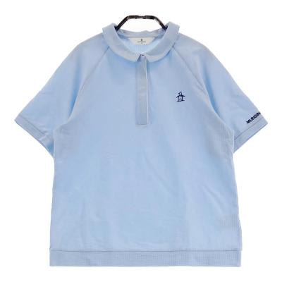 Munsingwear ハーフジップシャツ ライトブルー ハーフジップ