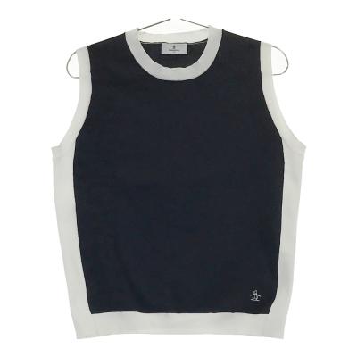 Munsingwear レディース ベスト L ネイビー マンシングウェア ニットベスト レディース MG5SVE01L 日本製