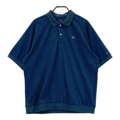 サイズ：XL TRAVIS MATHEW トラビスマシュー  半袖ポロシャツ 総柄 ブラック系 [240101424187] ゴルフウェア メンズ ストスト サイズ：XL TRAVIS MATHEW トラビスマシュー 半袖ポロシャツ 総