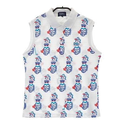 PEARLY GATES ゴルフシャツ レディース（袖タイプ：ノースリーブ