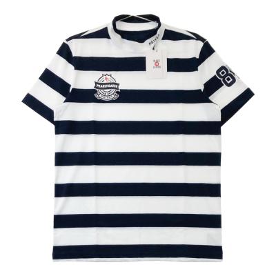 【新品】 パーリーゲイツ カモ柄 ボーダー 半袖ポロシャツ ゴルフ メンズ 新品】 パーリーゲイツ カモ柄 ボーダー 半袖ポロシャツ ゴルフ