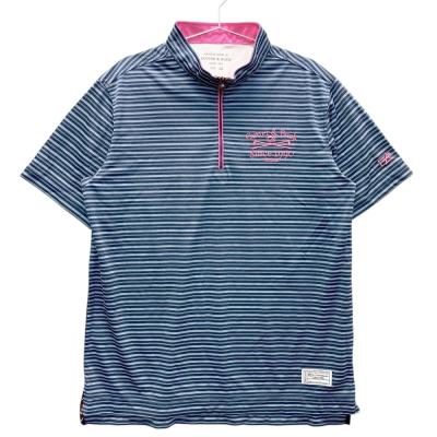 CUTTER &amp; BUCK - ☆美品☆ CUTTER&amp;BUCK カッターアンドバック ポロシャツ ボーダー CUTTER&BUCK カッターアンドバック 半袖ポロシャツ ライトブルー