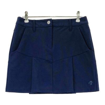 DESCENTE ゴルフ スカート（色：ネイビー系）｜レディースウエア