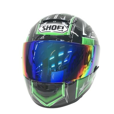 SHOEI フルフェイスヘルメット グレー・グリーン X-Fourteen | FULL-FACE HELMET｜ヘルメット SHOEI