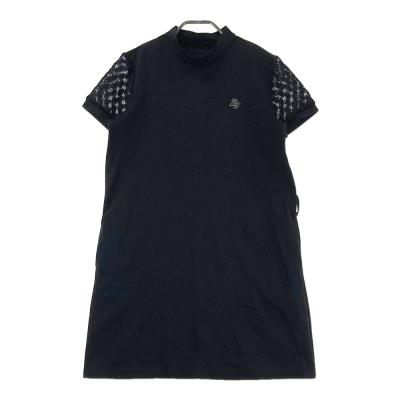 値下げ中★23区スポーツ　日本製　ブラック半袖ワンピース　ゴルフ 23区 ゴルフ（ゴルフ ワンピース）｜レディースウエア｜ゴルフ