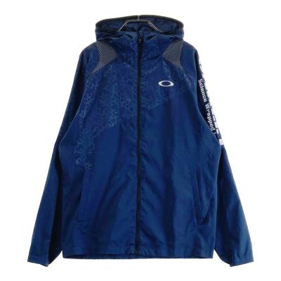 OAKLEY ジップナイロンジャケット　総柄ブルゾン　XL OAKLEY ジップナイロンジャケット 総柄ブルゾン XL ナイロン