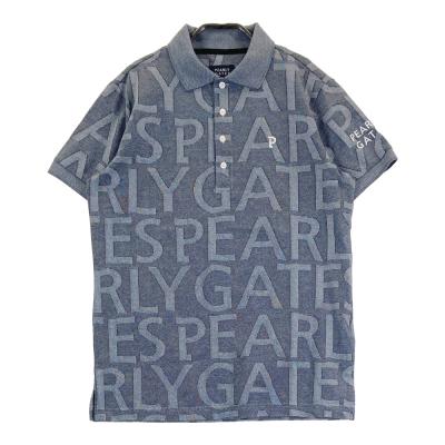 パーリーゲイツ ポロシャツ　グレー　サイズ4 35周年　新品 PEARLY GATES ダークグレー ポロシャツ サイズ4 新品未使用タグ