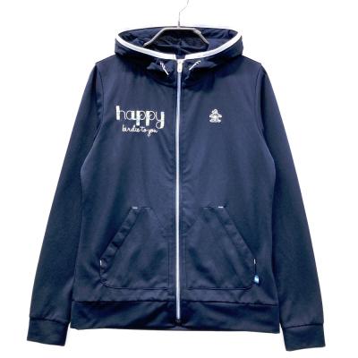 【マンシングウェア】美品 ジップジャケット ブラック Lサイズ レディース Munsingwear ゴルフジャケット レディース｜レディースウエア｜ゴルフ