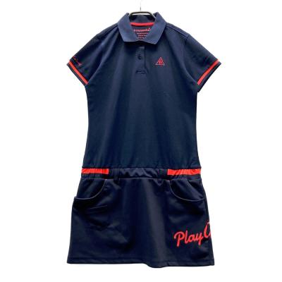 【最終価格！】le coq sportif ワンピース L 2026春夏ネイビー le coq sportif GOLF ゴルフ ワンピース｜レディースウエア｜ゴルフ