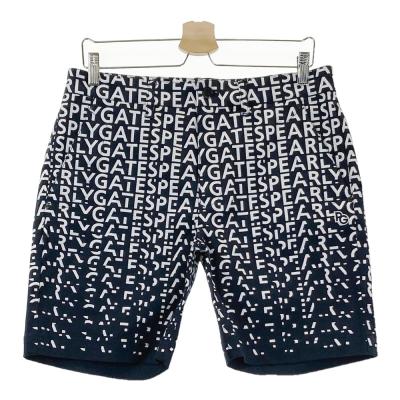 新品 パーリーゲイツ ハーフパンツ タイダイ柄 黒ホワイト Mサイズ（4） PEARLY GATES（パーリーゲイツ） 【美品】パーリーゲイツ ハーフパンツ