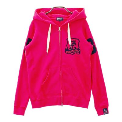 パーリーゲイツ ダブルジップ パーカー 日本製 レッド系 サイズ pearly gates パーリーゲイツ パーカー（ゴルフ レディースセーター