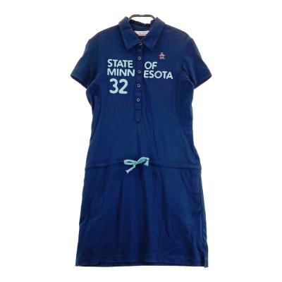 マンシングウェア　ネイビー ポロワンピース 3Ｌ　⭐️新品未使用⭐️涼しい Munsingwear ゴルフ ワンピース｜レディースウエア｜ゴルフ｜スポーツ