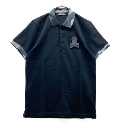 超美品　早い者勝ち！Mark&Lona メンズポロシャツ　ブラック　サイズL MARK & LONA ゴルフ用ブラックポロシャツ MARK & LONA ゴルフ用