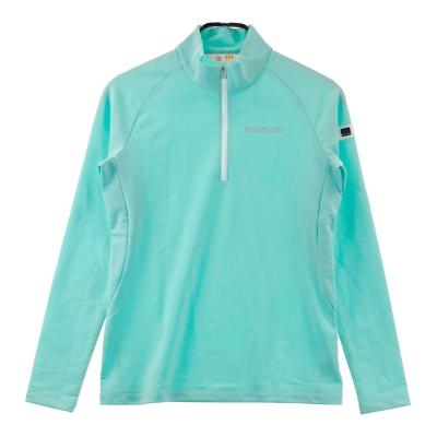 新品未使用【munsingwear】 ハーフジッパー付き長袖シャツ　サイズL 新品マンシングウェアハーフジップ長袖シャツ 吸汗速乾 UVカットゴルフ