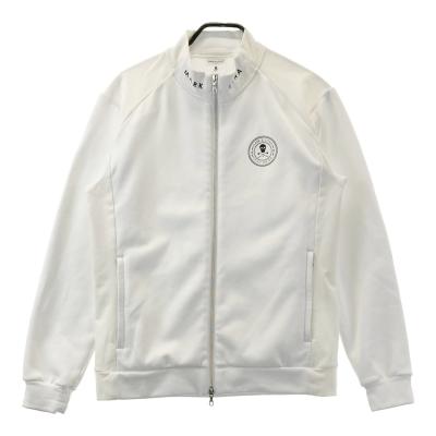 MARK & LONA CODE:ゴルフジャケット⭐︎マークアンドロナ絶品 MARK&LONA（マークアンドロナ） ジップパーカー ネイビー×白 総柄