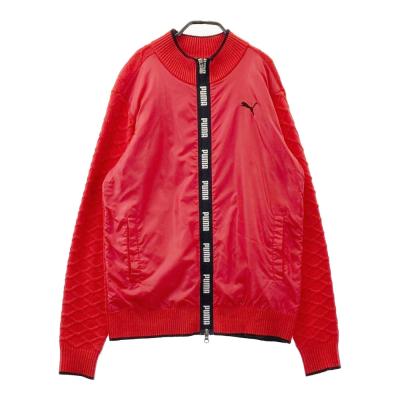 PUMA ゴルフジャケット レディース（色：レッド系）｜レディースウエア