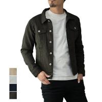 ジャケット Gジャン メンズ デニムジャケット コーデ カツラギ ストレッチ チノ 無地 ショート丈 ミリタリー アウター Sb S メンズファッション Styleblockmen 通販 Yahoo ショッピング
