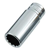 SK11(エスケー11) 十二角ディープソケット 差込角 12.7mm (1/2インチ) 21mm S4D-21 | M-style