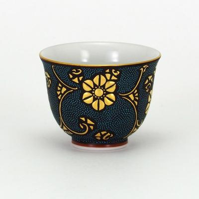 お値下げしました、九谷 青粒　歌仙盃 九谷焼 STYLeNCE スタイレンス - 青粒（あおちぶ）白粒（しろち