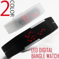 腕時計 メンズ レディース アーバン デジタル LEDバングル ブレスレット 腕時計 全2色 復刻モデル0205 