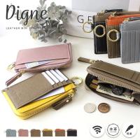 ミニ財布 レディース 本革 フラグメントケース L字ファスナー コインケース 小銭入れ 薄型 コンパクト 軽量 スキミング防止 ヴォーエプソン LIZDAYS