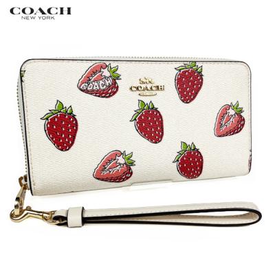 【訳あり】COACHコーチ長財布 いちご財布セット COACH コーチ 財布 レディース 長財布 イチゴ いちご