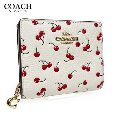 COACH レディース二つ折り財布（色：ホワイト系）｜財布｜ファッション