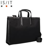 イズイット IS/IT ビジネスバッグ ブリーフケース ショルダー メンズ 13L 斜めがけ 大容量 A4 軽量 クラウディア ブラック 黒 922512 | シュガーオンラインショップ