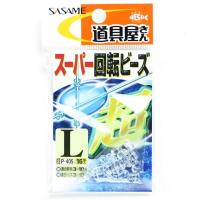 ささめ針 SASAME P-405 道具屋 スーパー回転ビーズ 透明 L   釣り 釣り具 釣具 釣り用品 | すぐる屋本舗2号店