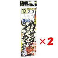 【 まとめ買い ×2個セット 】  ささめ針 SASAME D-519 カサゴ・イシモチ五目 ケイムラフック 12   釣り 釣り具 釣具 釣り用品 | すぐる屋本舗ヤフーショッピング店