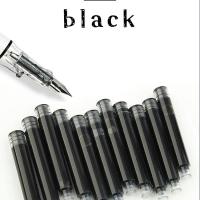 黒い万年筆セット 2本 インクカートリッジ付き Amazon | 万年筆 ギフトセット インクボトル付き インク