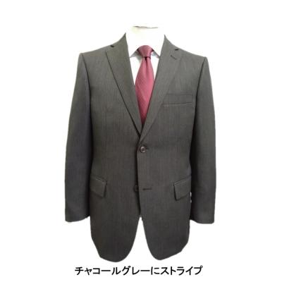 【美品】メンズ　春夏スーツ　ダークグレー　AB7 ab7のおすすめ人気商品一覧 通販 - Yahoo!ショッピング