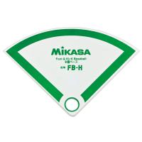 ミカサ MJG-FBH fbh フットベースボール用ホームベース ホワイト×グリーン メンズ・ユニセックス | スミタスポーツYahoo!店