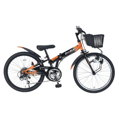 BTM 22インチ 子供用 自転車 黒 ギア付き