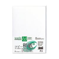 マルアイ カラーコピー用紙 和紙 A4 ホワイト 100枚 カミ-4AW | スナフキン